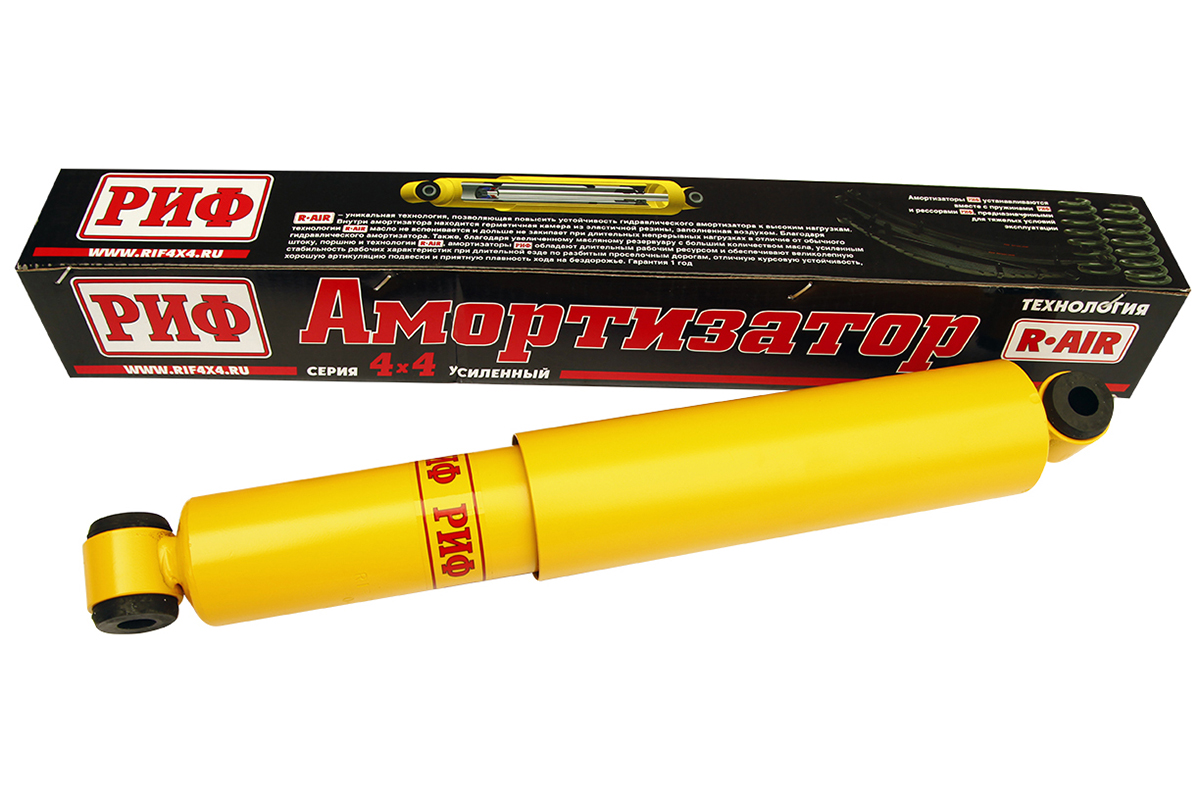 фото Амортизатор риф задний mitsubishi l200 1996-2005, передний/задний уаз буханка лифт 50 мм