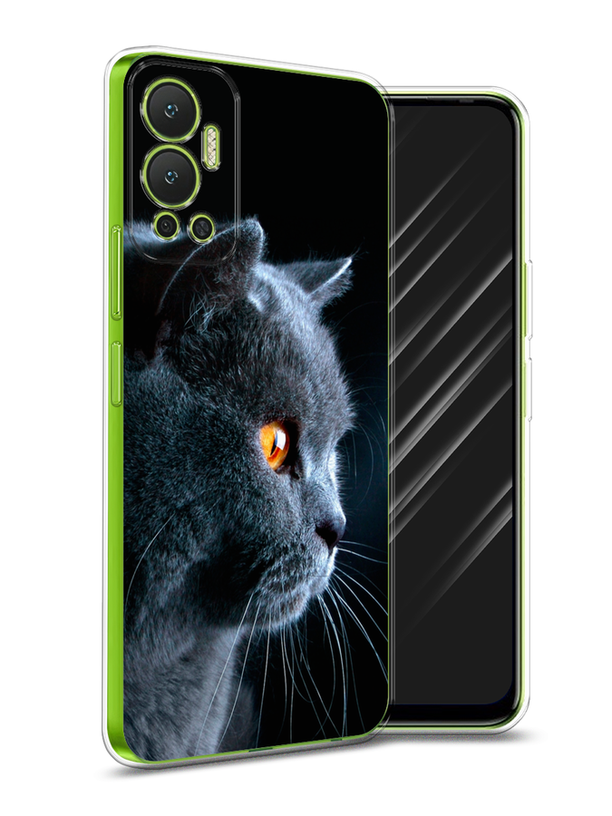 

Чехол Awog на Infinix Hot 12 "Благородный кот британец", Разноцветный, 3101350-2