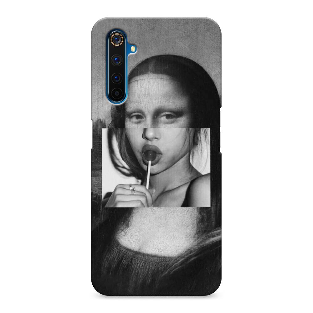 

Пластиковый чехол "Mona Lisa sucking lollipop" на Realme 6 Pro, 252820-7