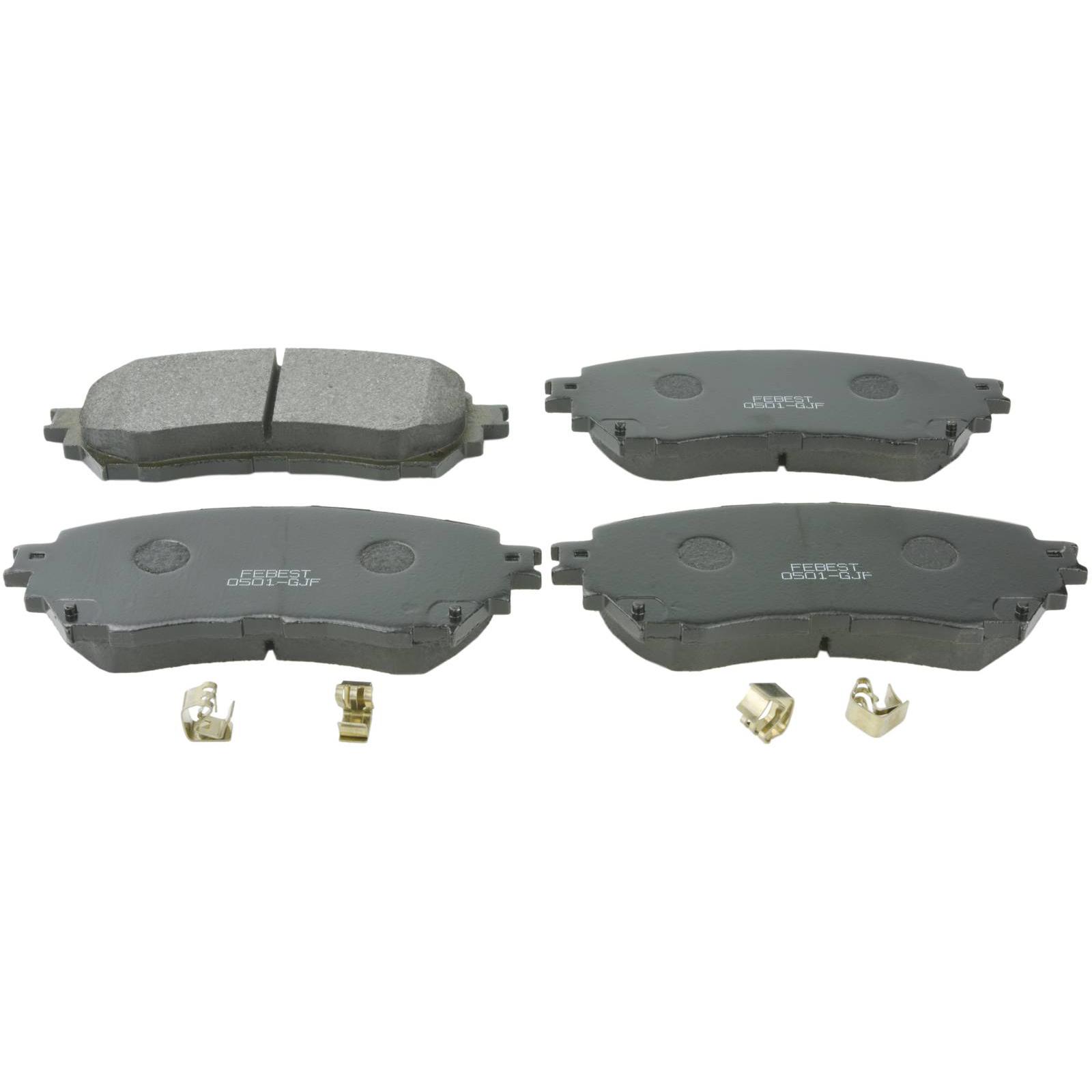 

Колодки тормозные передние для автомобилей MAZDA 0501-GJF FEBEST