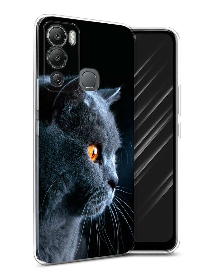 

Чехол Awog на Infinix Hot 12i "Благородный кот британец", Разноцветный, 3101250-2