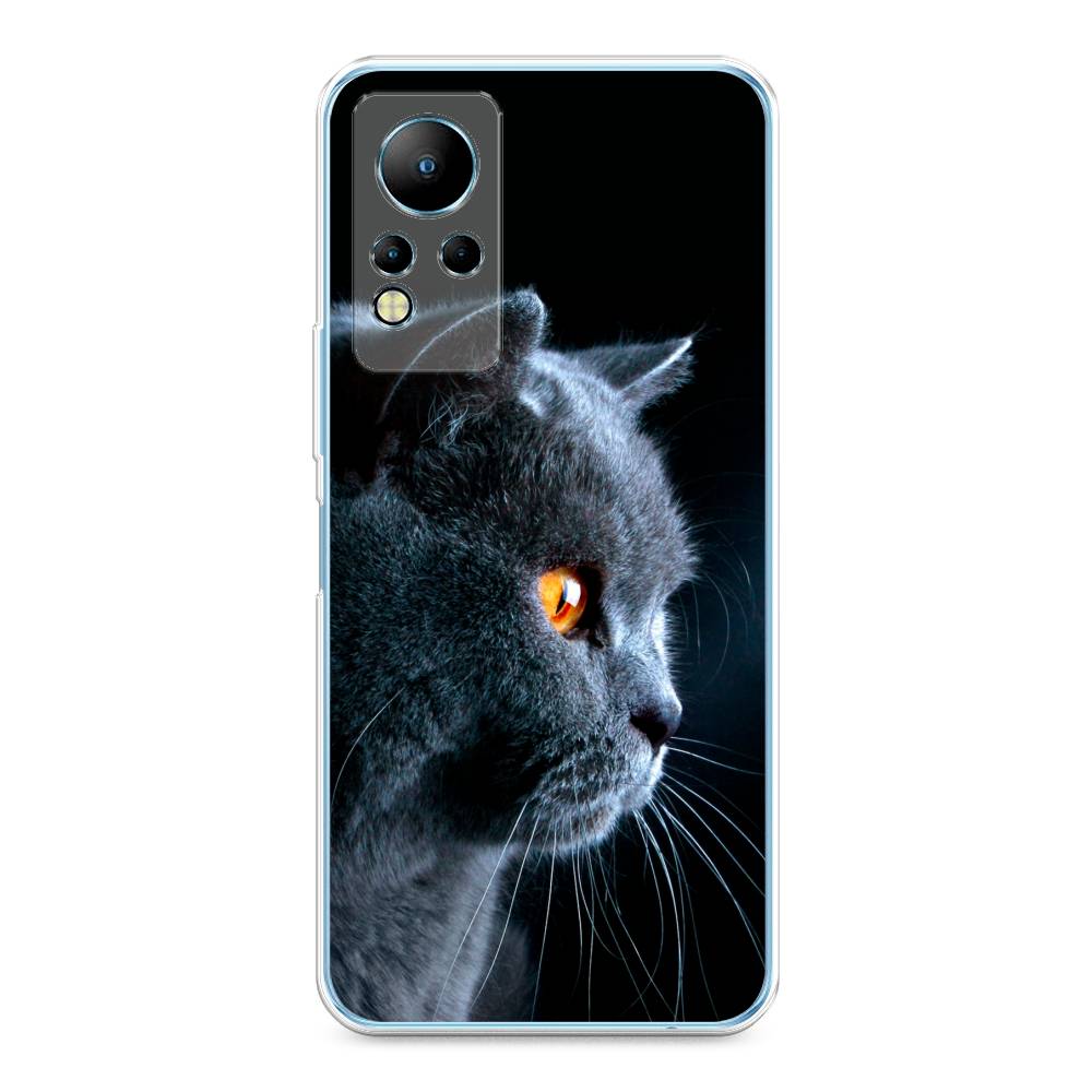 фото Силиконовый чехол "благородный кот британец" на infinix note 12 g88 awog