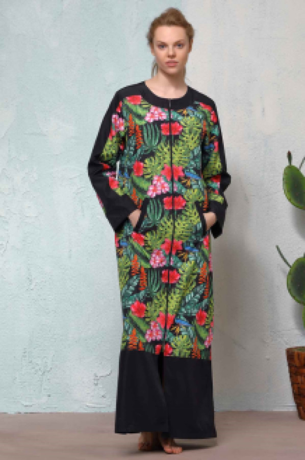 

Пляжная туника мусульманская женская Hasema 688 черная L/XL (доставка из-за рубежа), 688