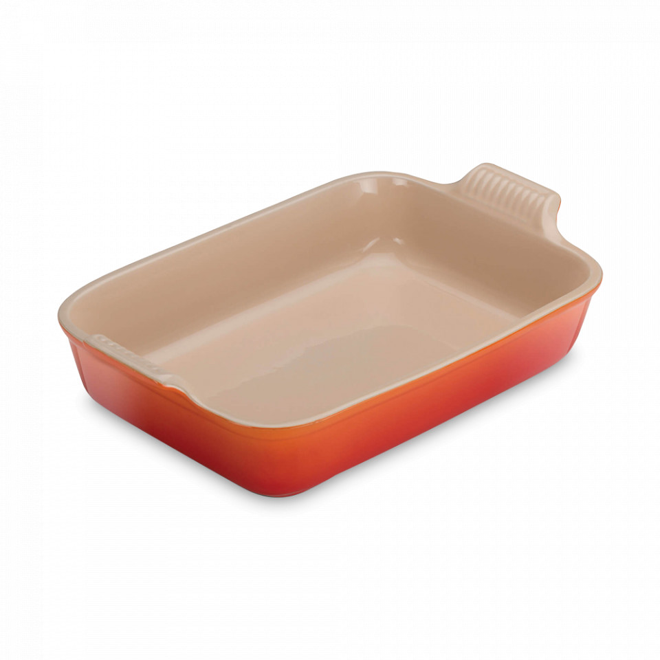 Форма для запекания Le Creuset Flame, 32 х 24 см, керамика, оранжевый