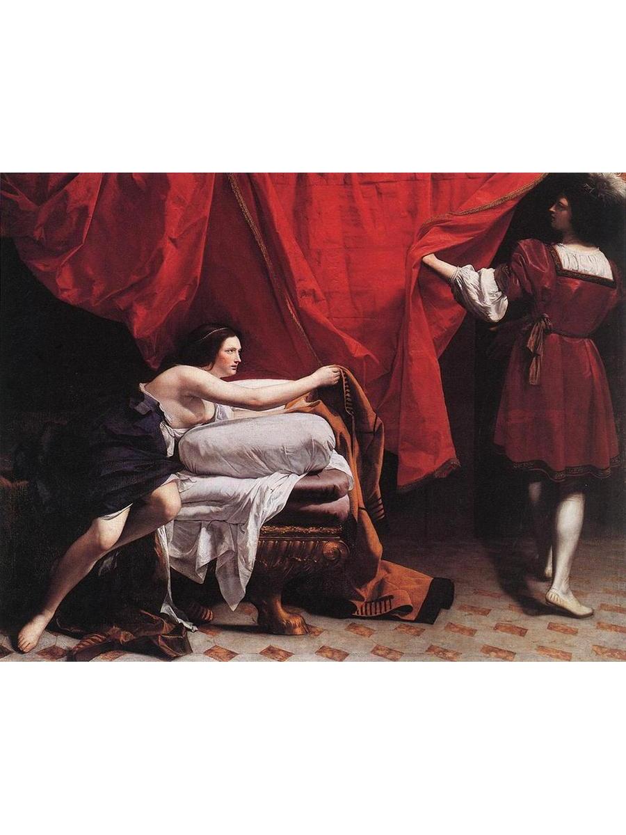 

Постер DRABS A2 Орацио Джентилески Joseph and Potiphar's Wife