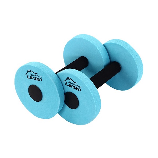 

Пара гантелей Larsen Aqua Fitness 2 шт, Голубой;черный, YP-27A