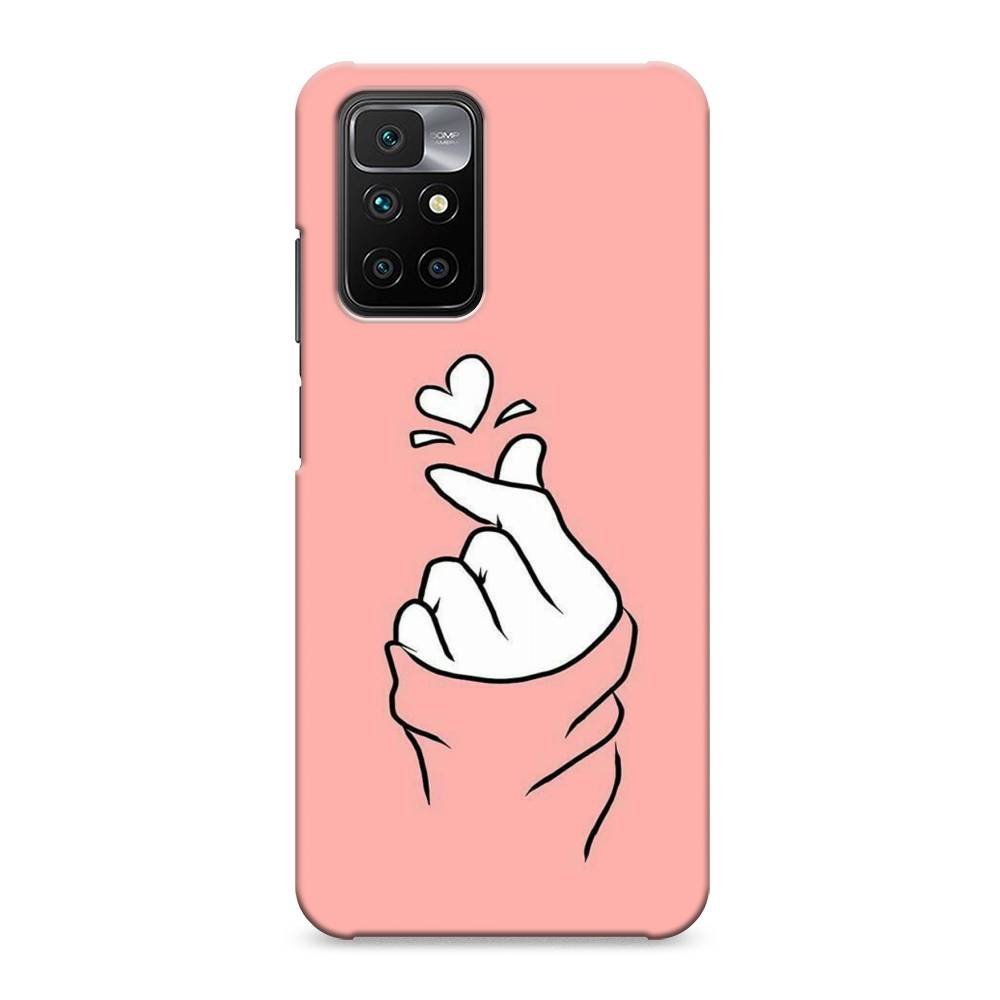 

Пластиковый чехол "Любовь-щелк" на Xiaomi Redmi 10, 311320-5