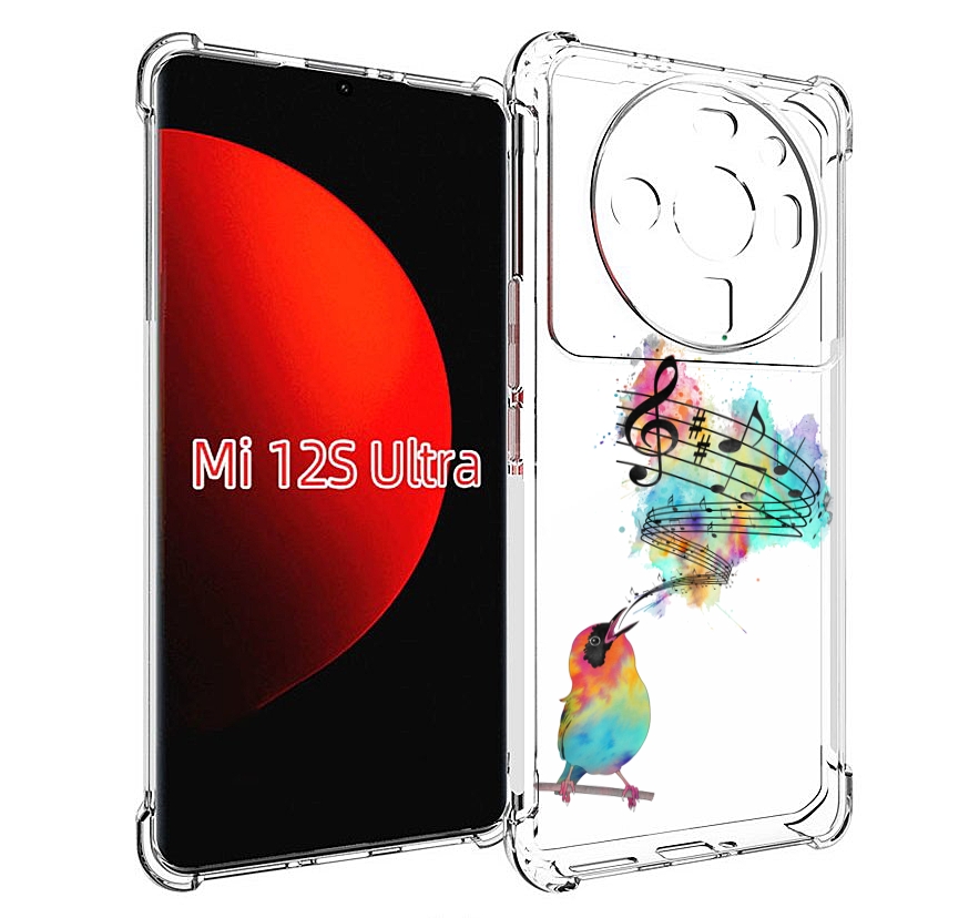

Чехол MyPads певчая птичка для Xiaomi 12S Ultra, Прозрачный, Tocco