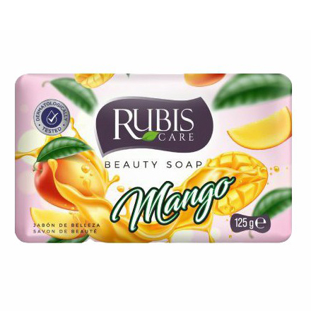 Туалетное мыло-уход Rubis Манго 125 г туалетное мыло exxe косметическое манго и орхидея 75 г