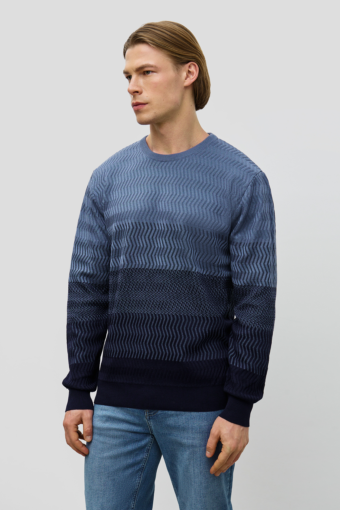 

Джемпер мужской Baon B6323021 синий 2XL, B6323021