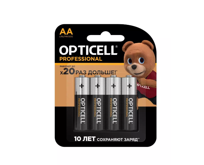 Батарейка OPTICELL PROFESSIONAL AA, 4 шт