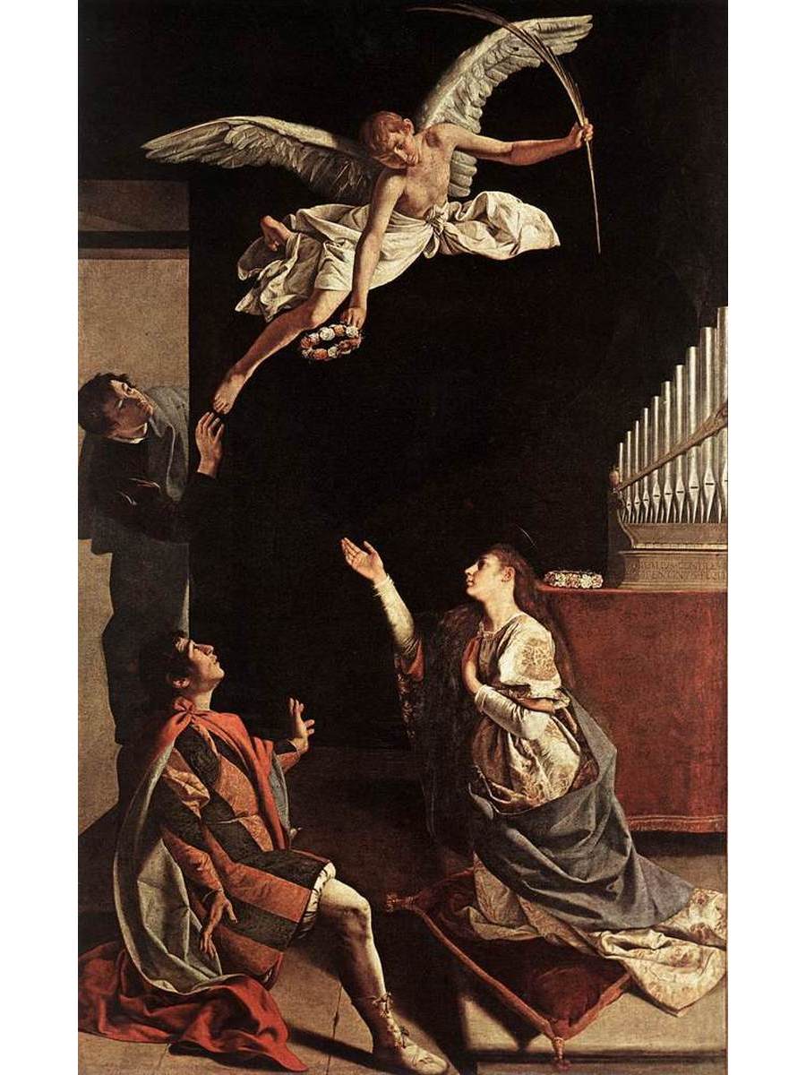 

Постер DRABS A2 Орацио Джентилески Sts Cecilia Valerianus and Tiburtius