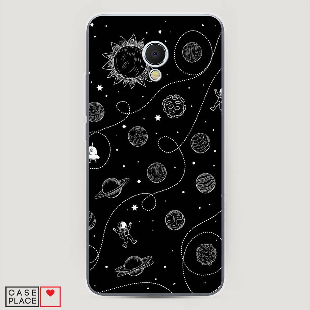 

Чехол Awog на Meizu MX6 "В невесомости", Бежевый, 70950-4