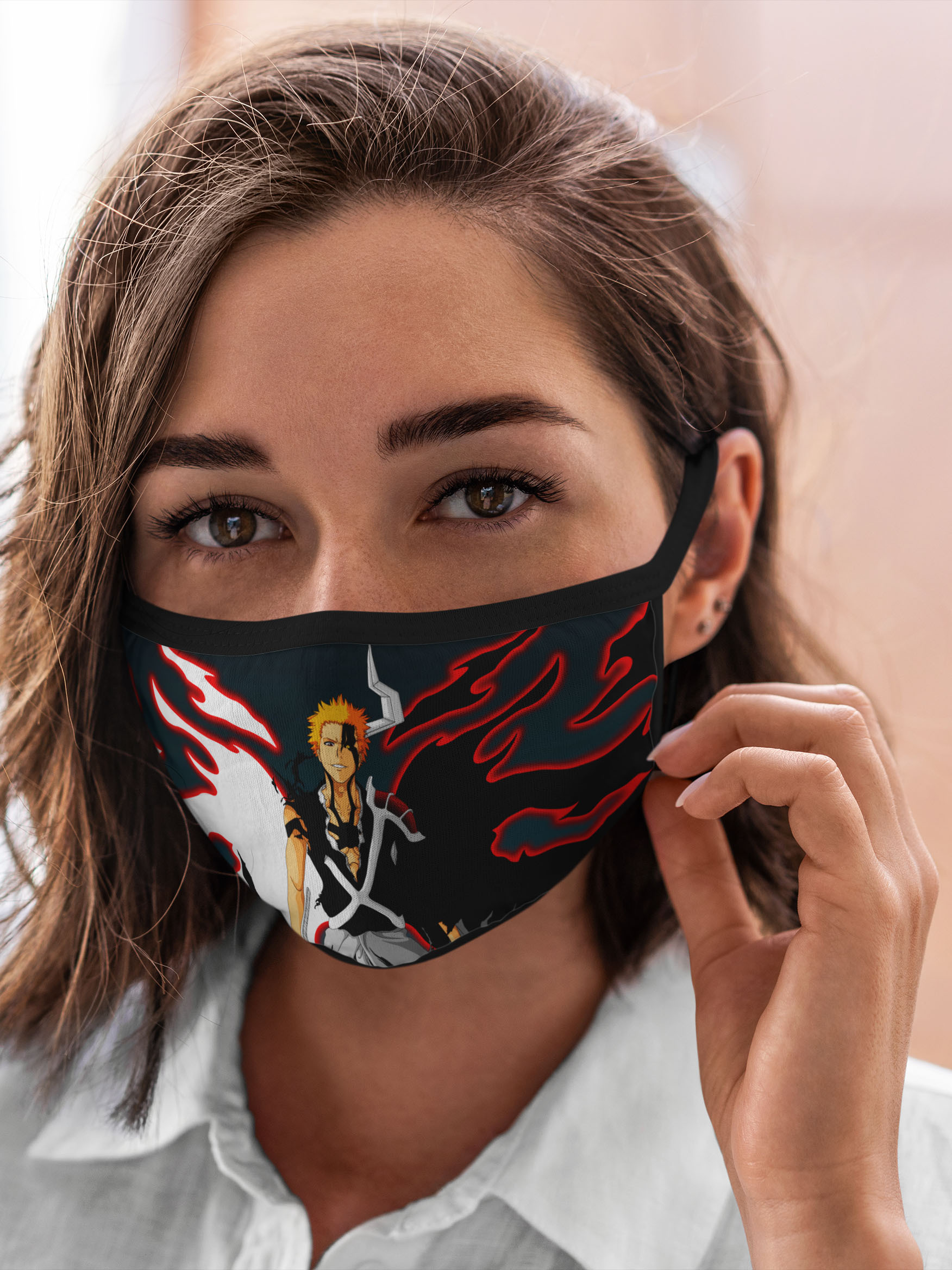 

Многоразовая маска унисекс Burnettie Bleach Блич Ичиго Куросаки, Разноцветный, Bleach Блич Ичиго Куросаки