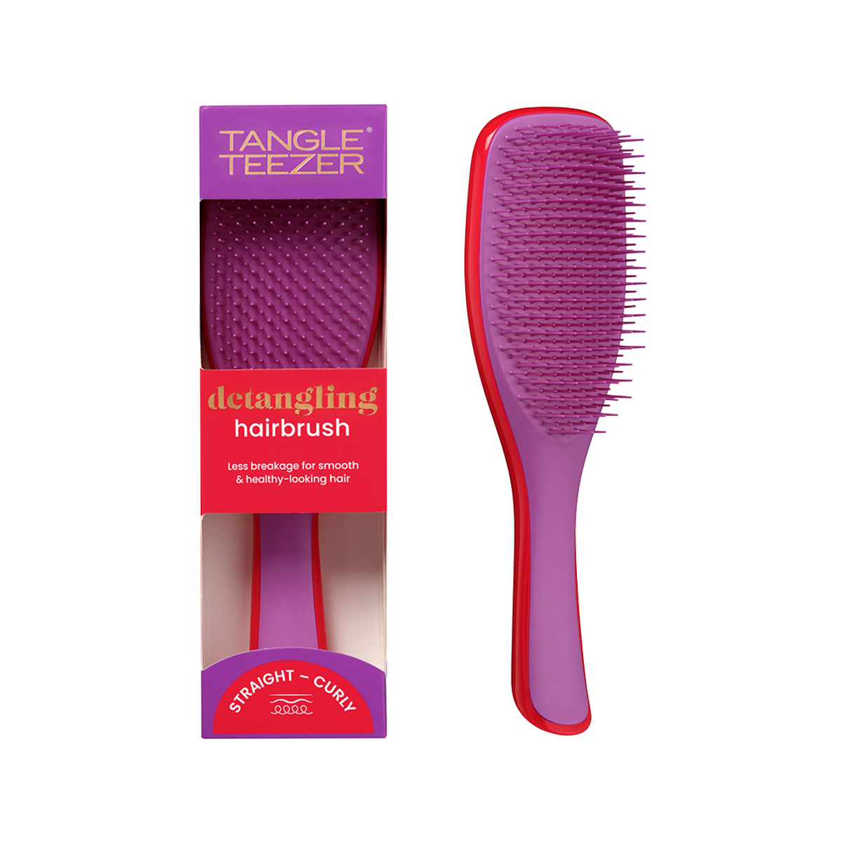 Расческа Tangle Teezer The Ultimate Wet Detangler Rubine расческа для укладки феном tangle teezer easy dry