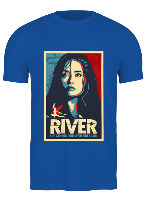 

Футболка мужская Printio River (миссия серенити) синий XL, River (миссия серенити)