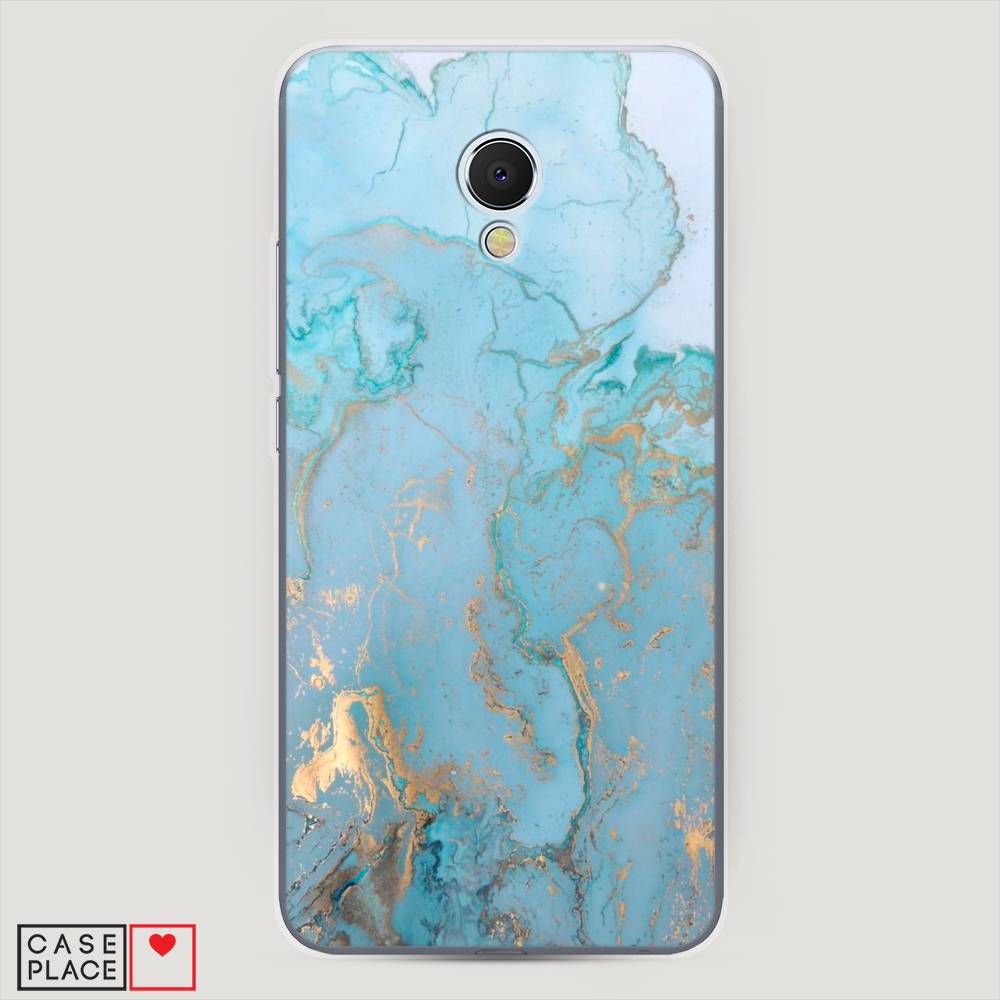 

Чехол Awog на Meizu MX6 "Голубой мрамор рисунок", 70950-3