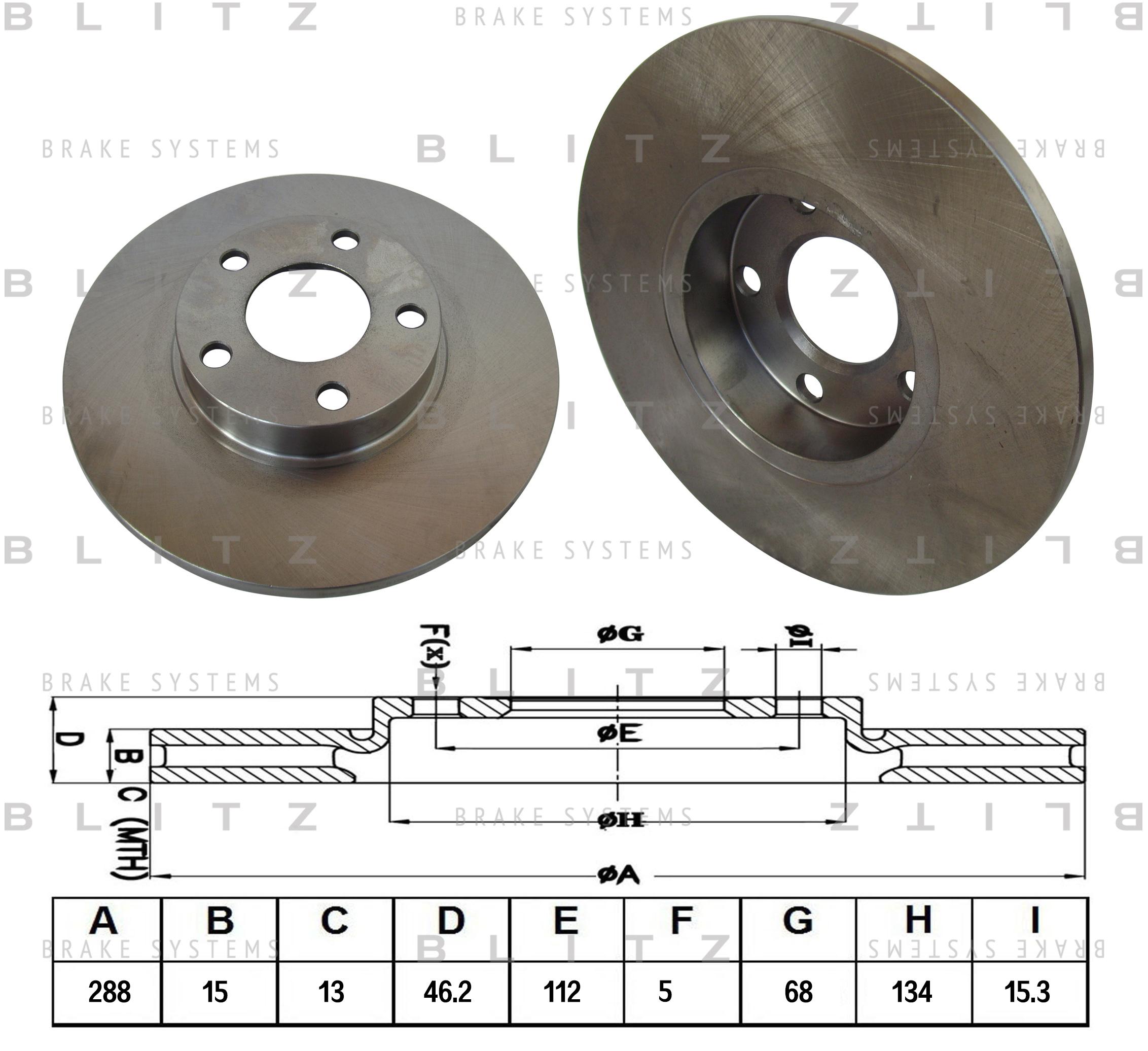 

Диск Тормозной Blitz BS0128