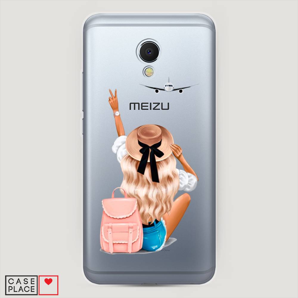 

Чехол Awog на Meizu MX6 "Автостопом самолетом", Бежевый;розовый;голубой, 70950-7