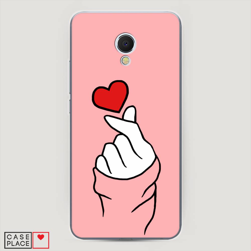 

Чехол Awog на Meizu MX6 "Милое сердечко", Белый;красный;черный, 70950-7