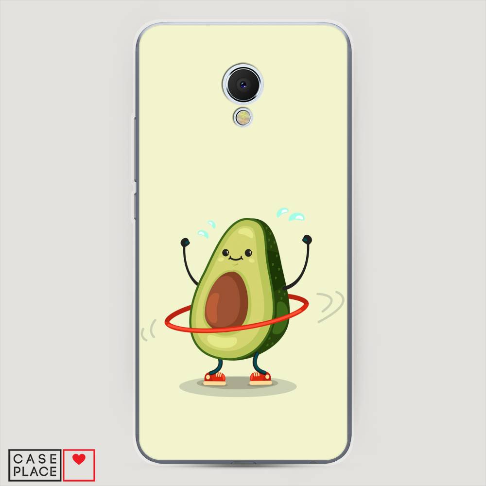 

Чехол Awog на Meizu MX6 "Авокадо с обручем", Бежевый, 70950-10