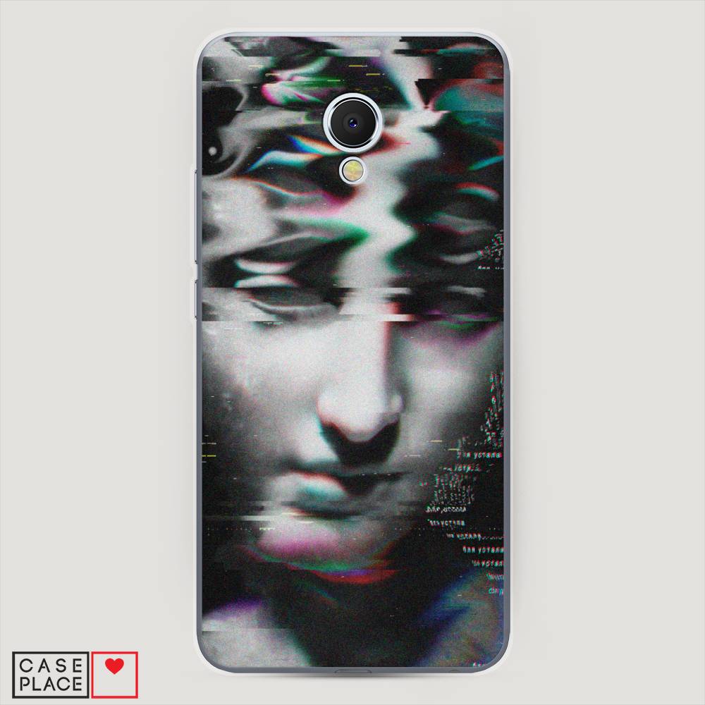 

Чехол Awog на Meizu MX6 "Glitch Art", Серый, 70950-9