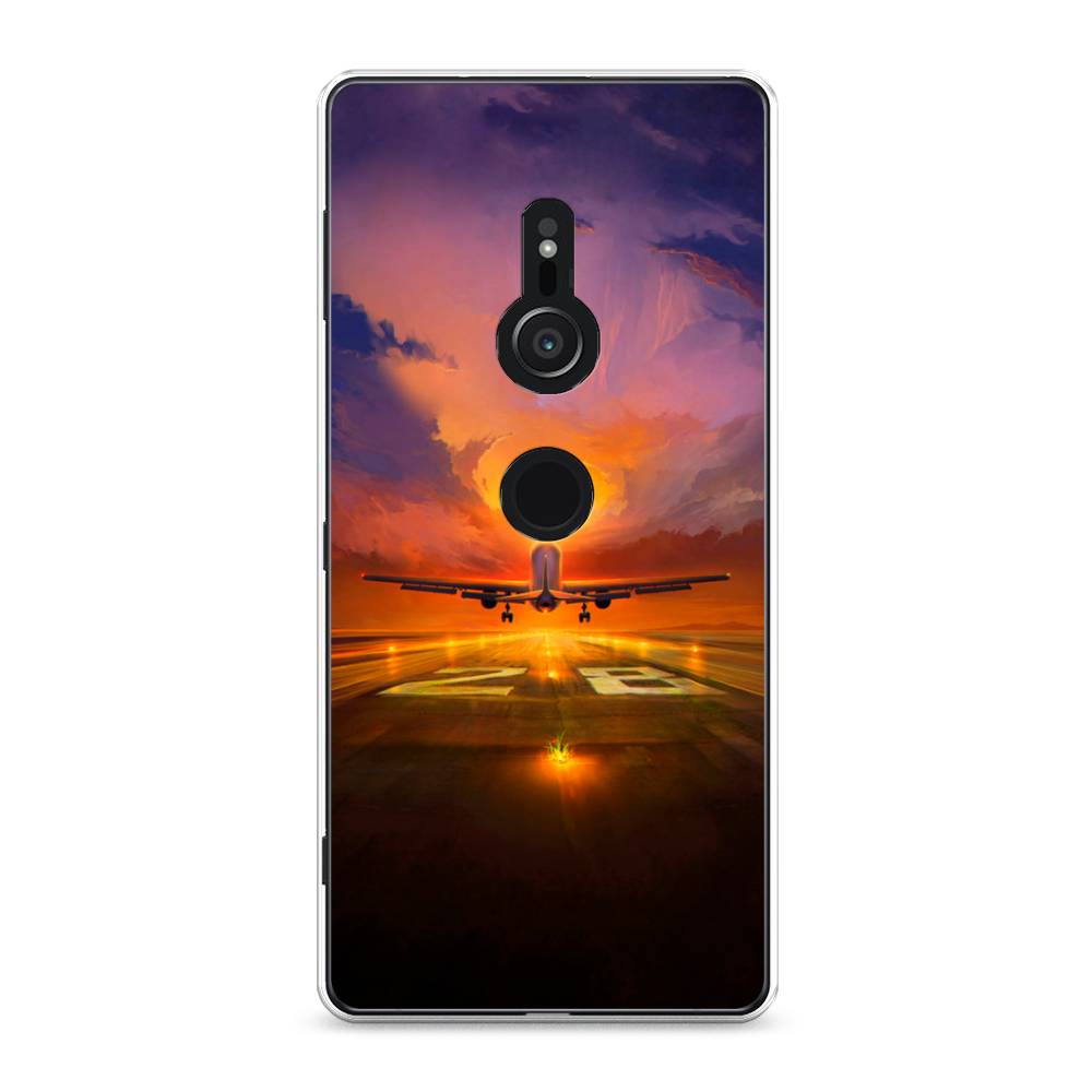 

Чехол для Sony Xperia XZ2 "Самолет на посадке", Оранжевый;синий, 52850-6
