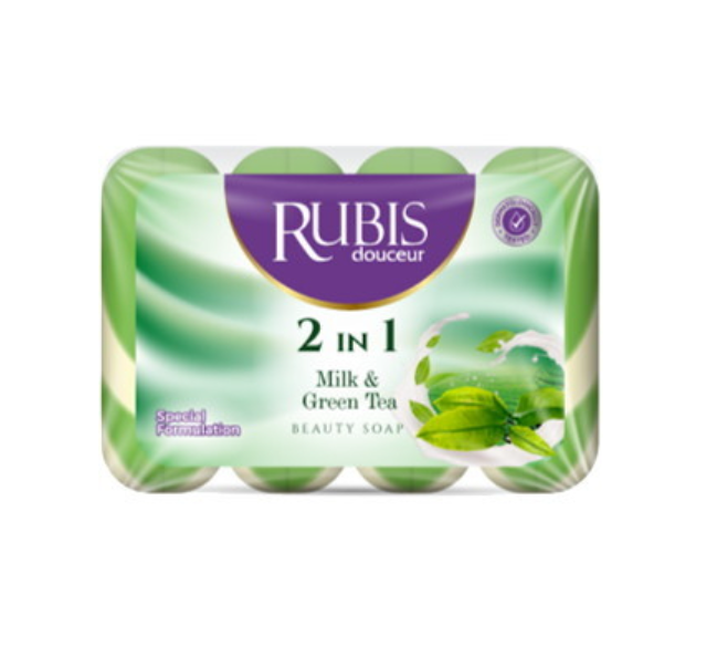 Купить Туалетное мыло твердое Rubis для рук Зеленый чай 90 г