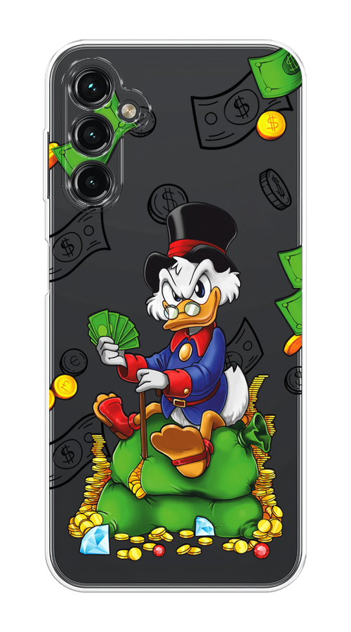 

Чехол Homey на Samsung Galaxy A14 4G "Scrooge Richness", Черный;синий;зеленый, 2107950-1