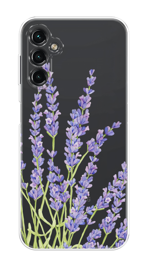

Чехол Homey на Samsung Galaxy A14 4G "Лавандовые стебли", Фиолетовый;зеленый, 2107950-1