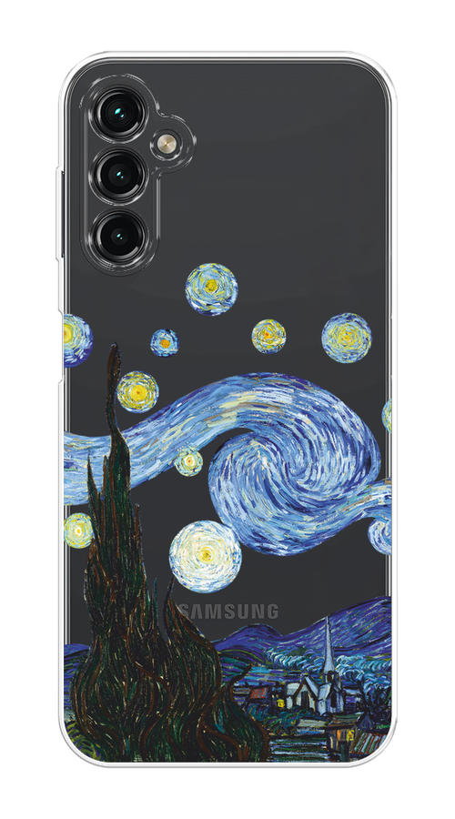 

Чехол Homey на Samsung Galaxy A14 4G "Ночь Ван Гога", Голубой;синий;черный, 2107950-1
