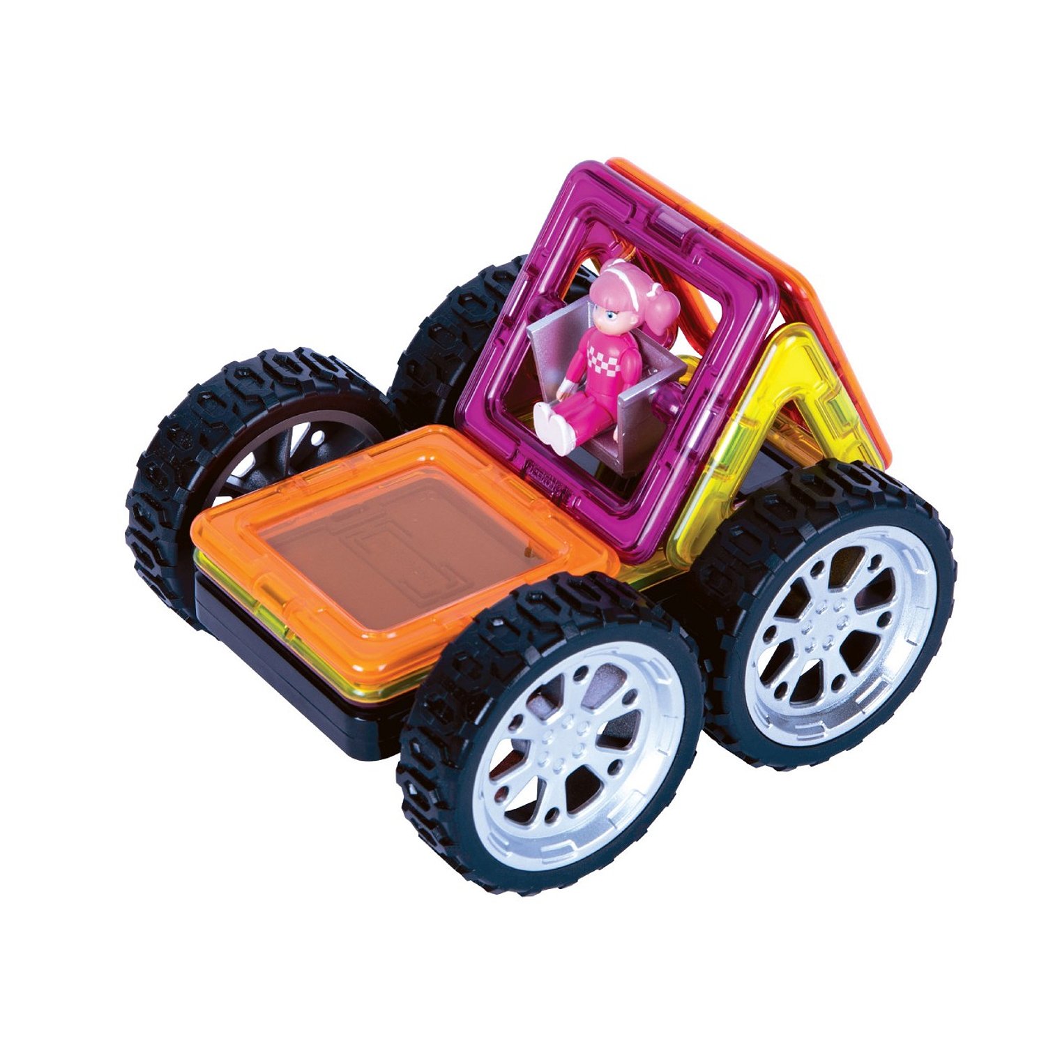 Магнитный конструктор Magformers 707017 Rally Kart Set (Girl)