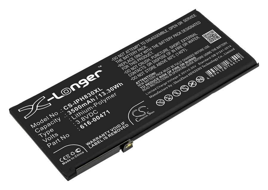 

Аккумулятор CameronSino CS-IPH830XL для iPhone XR/iPhone 11.8 (616-00471/616-00468)