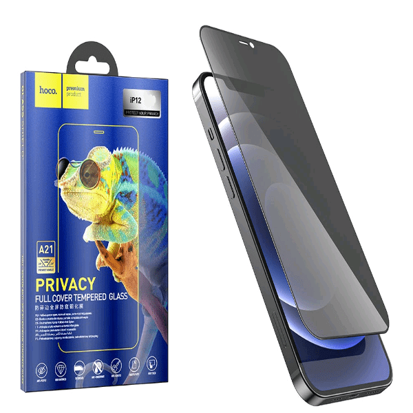 

Защитное стекло Hoco для iPhone 12/12 Pro (6.1) анти-шпион (A21)