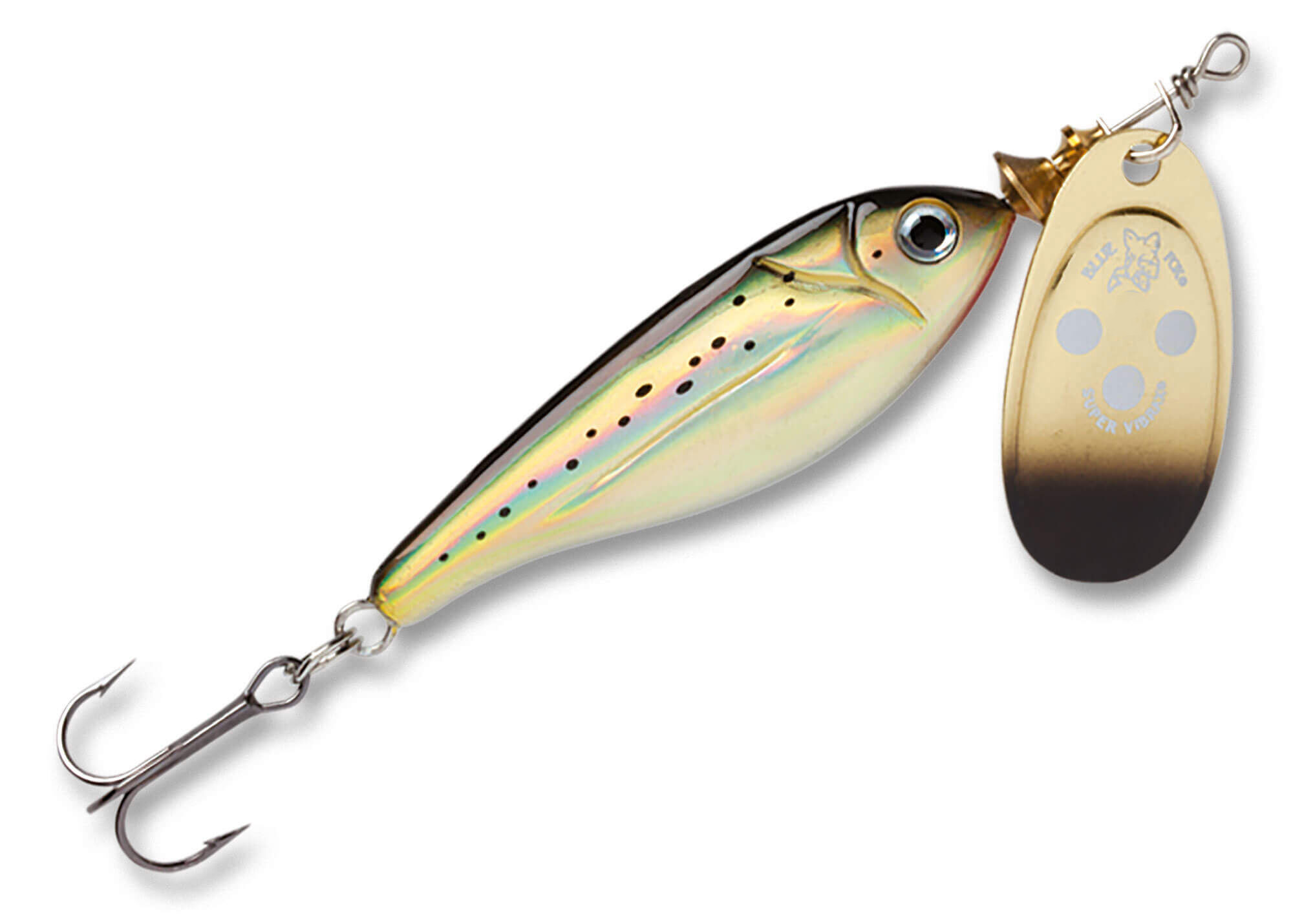 Блесна Blue Fox Minnow Super Vibrax 5 г, G, 1 шт.