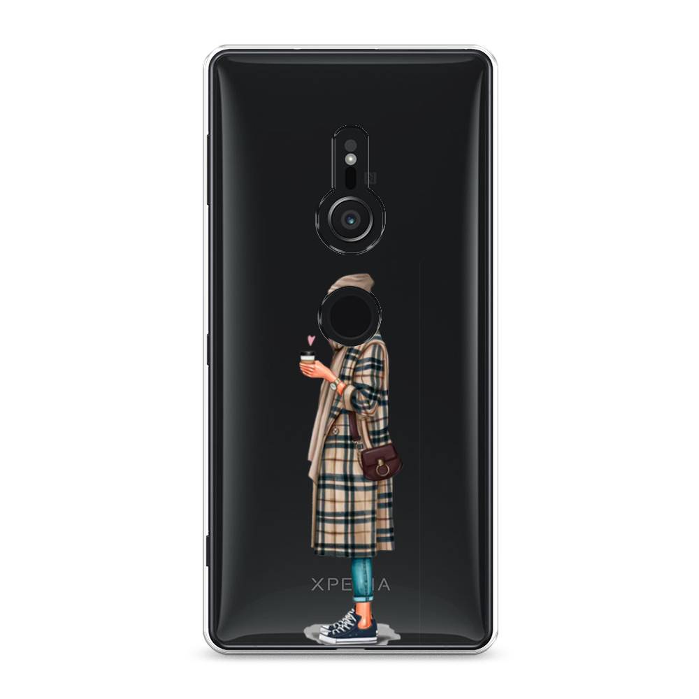 

Чехол для Sony Xperia XZ2 "Утренний кофе", Коричневый;бежевый, 52850-6