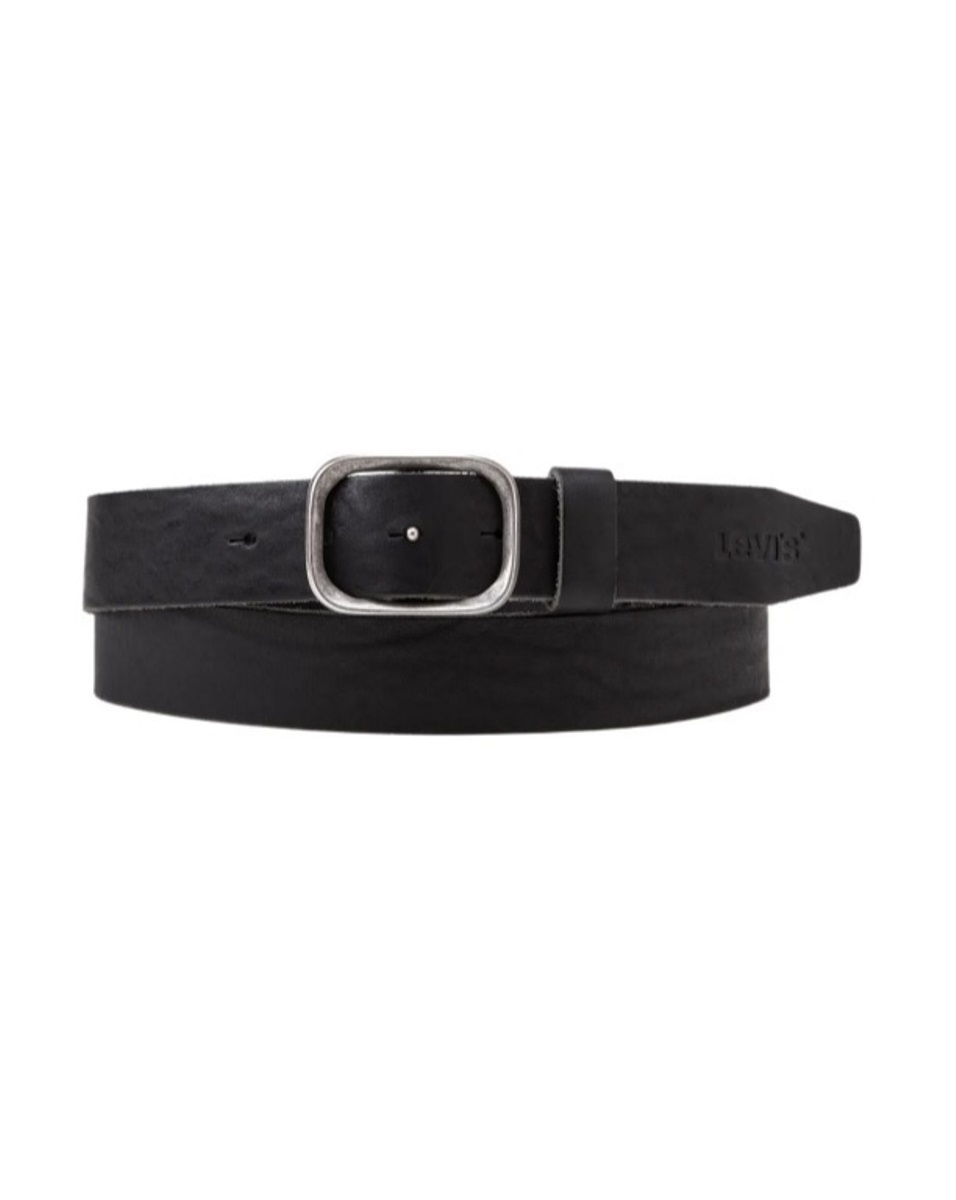 

Ремень мужской Levis Center Bar Belt черный, 105 см, Center Bar Belt