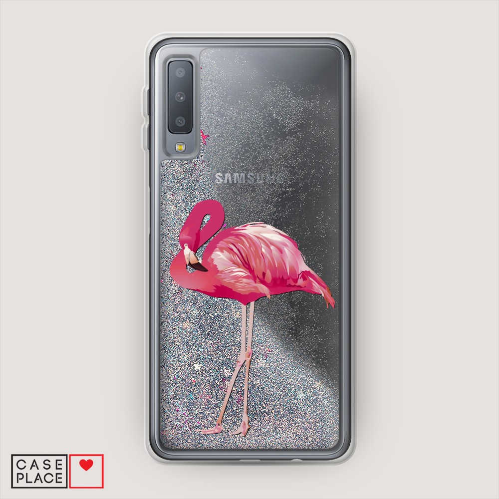

Чехол Awog "Застенчивый фламинго" на Samsung Galaxy A7 2018, 26791-1
