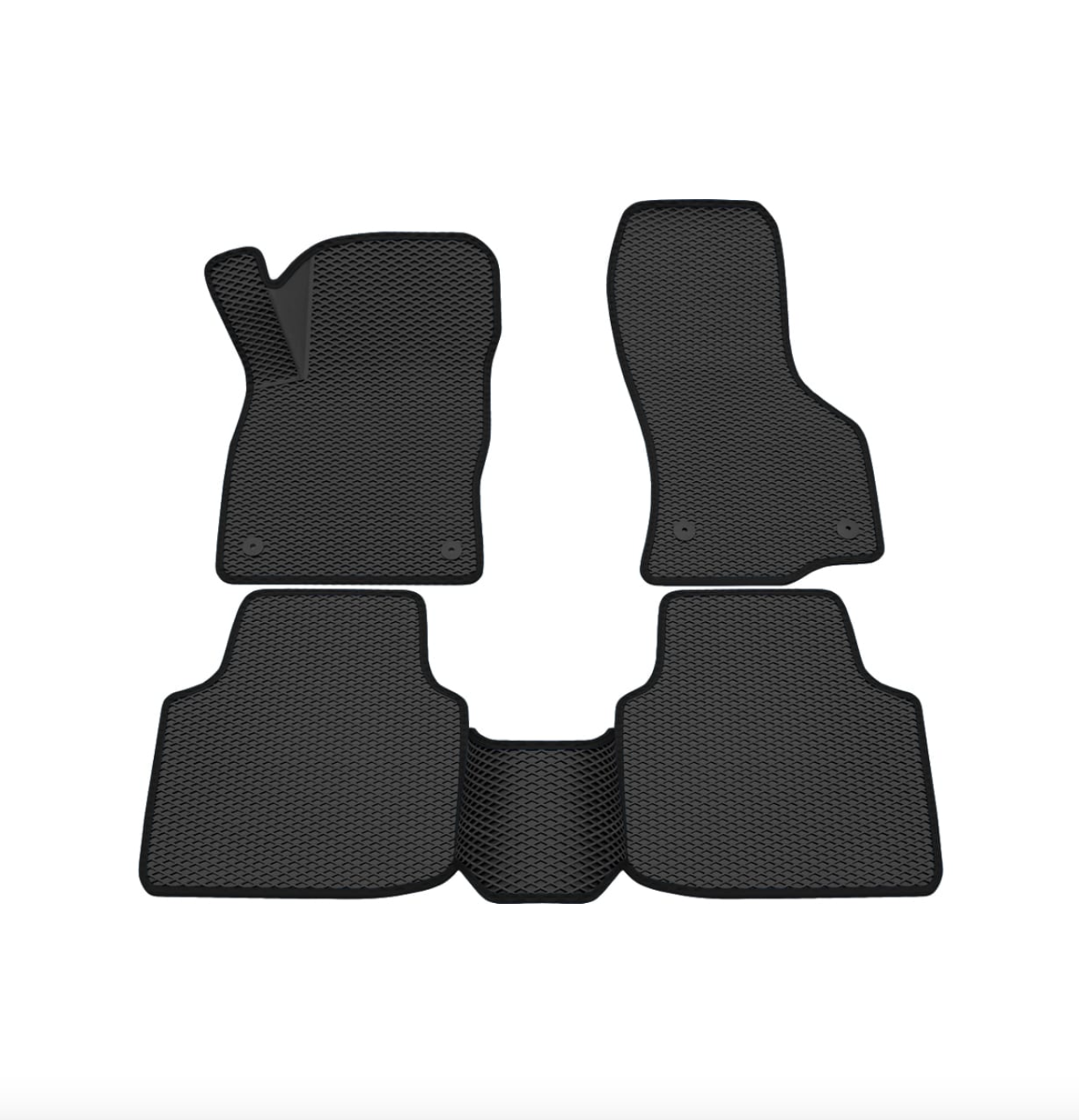 REZKON Коврики в салон EVA Skoda Super B (16-Н.В.) Черный кант