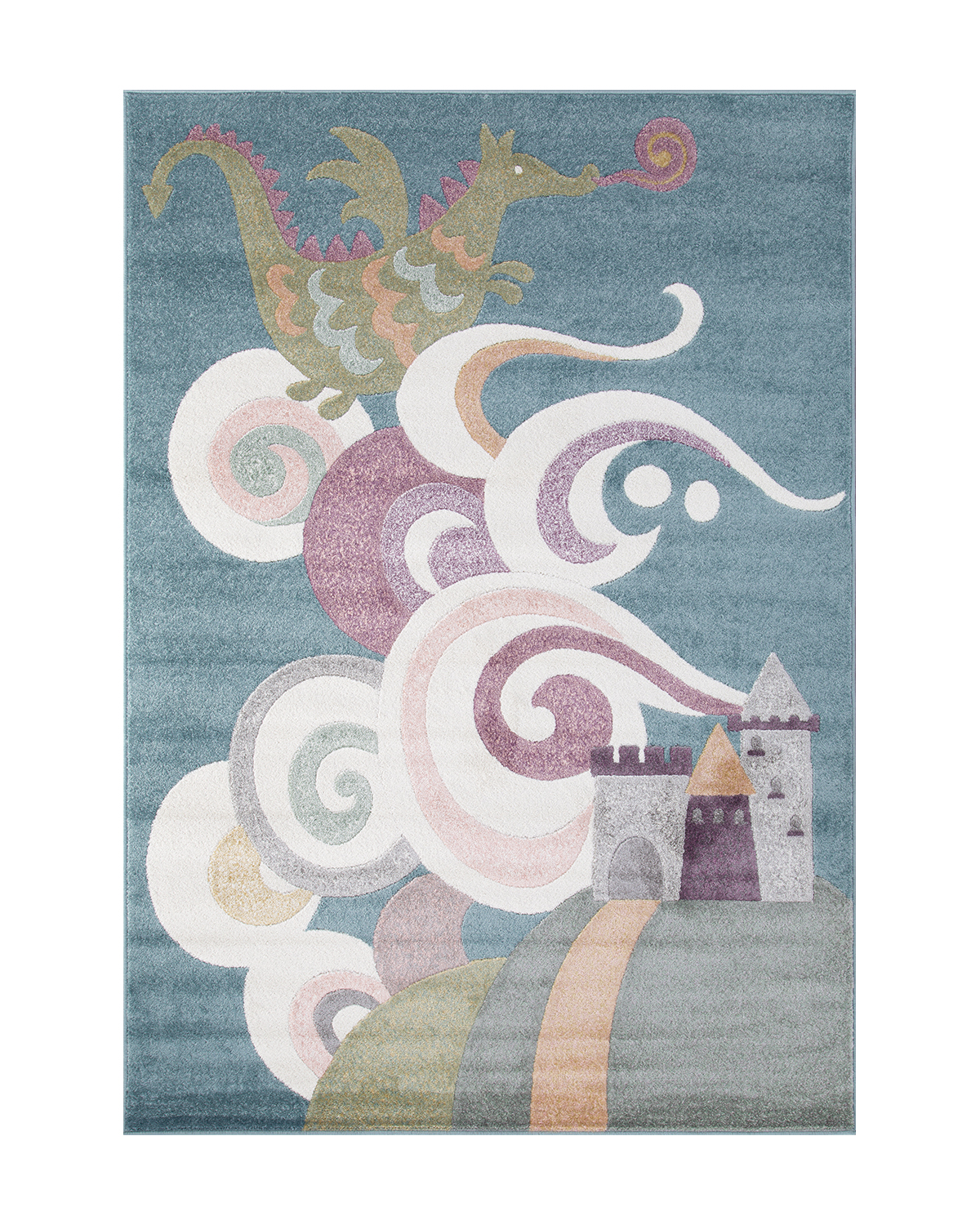 

Ковёр Merinos Sofit 160x230 прямоугольный голубой C051