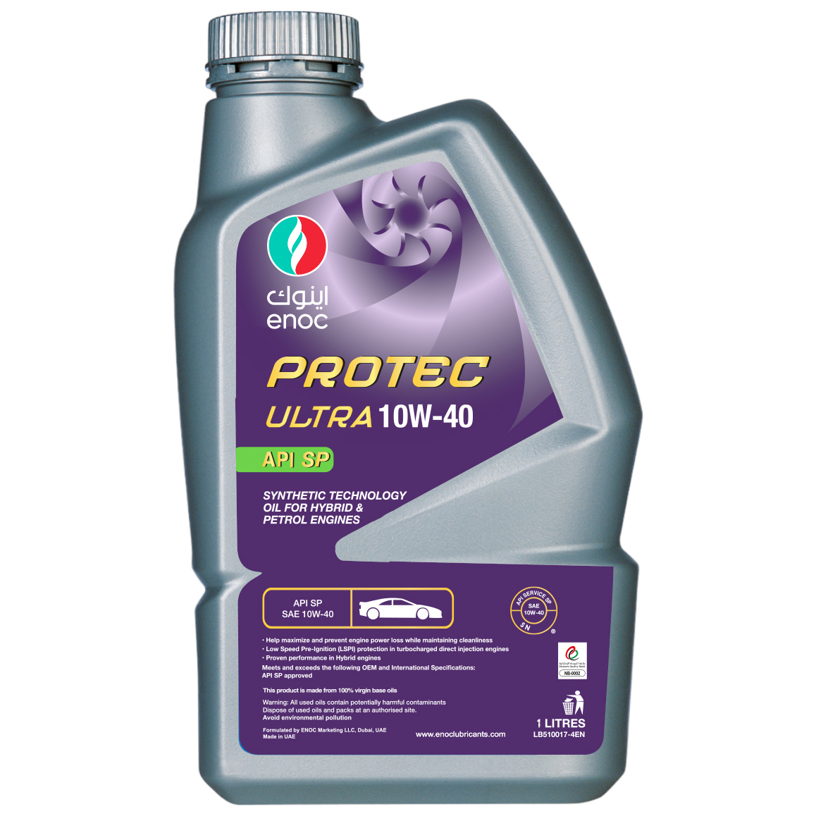 

Моторное масл Enoc Protec Ultra 10W40 1л