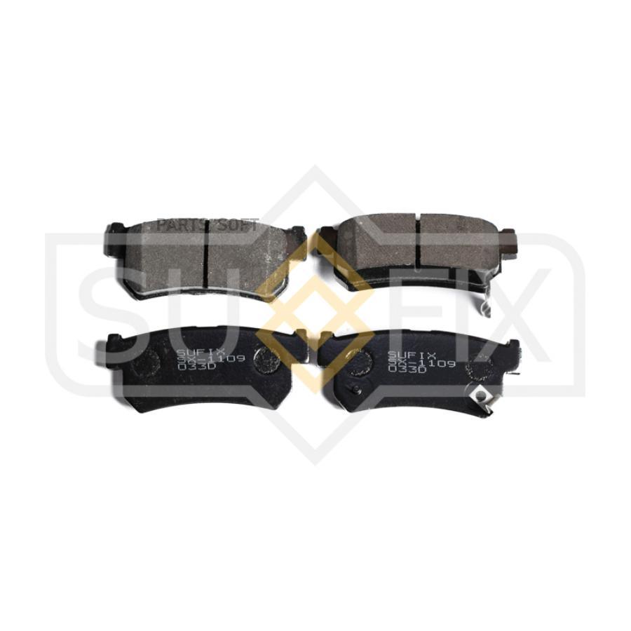 

Тормозные колодки Sufix задние дисковые правые/левые sx1109