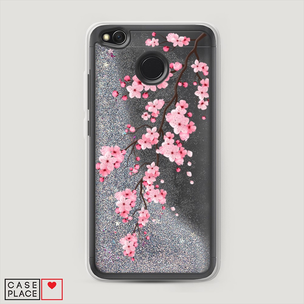 

Чехол Awog на Xiaomi Redmi 4X "Розовая сакура", Разноцветный, 31491-1