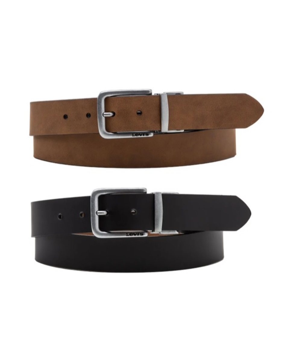 Ремень мужской Levi's Men Reversible Classic Belt черный, 90 см