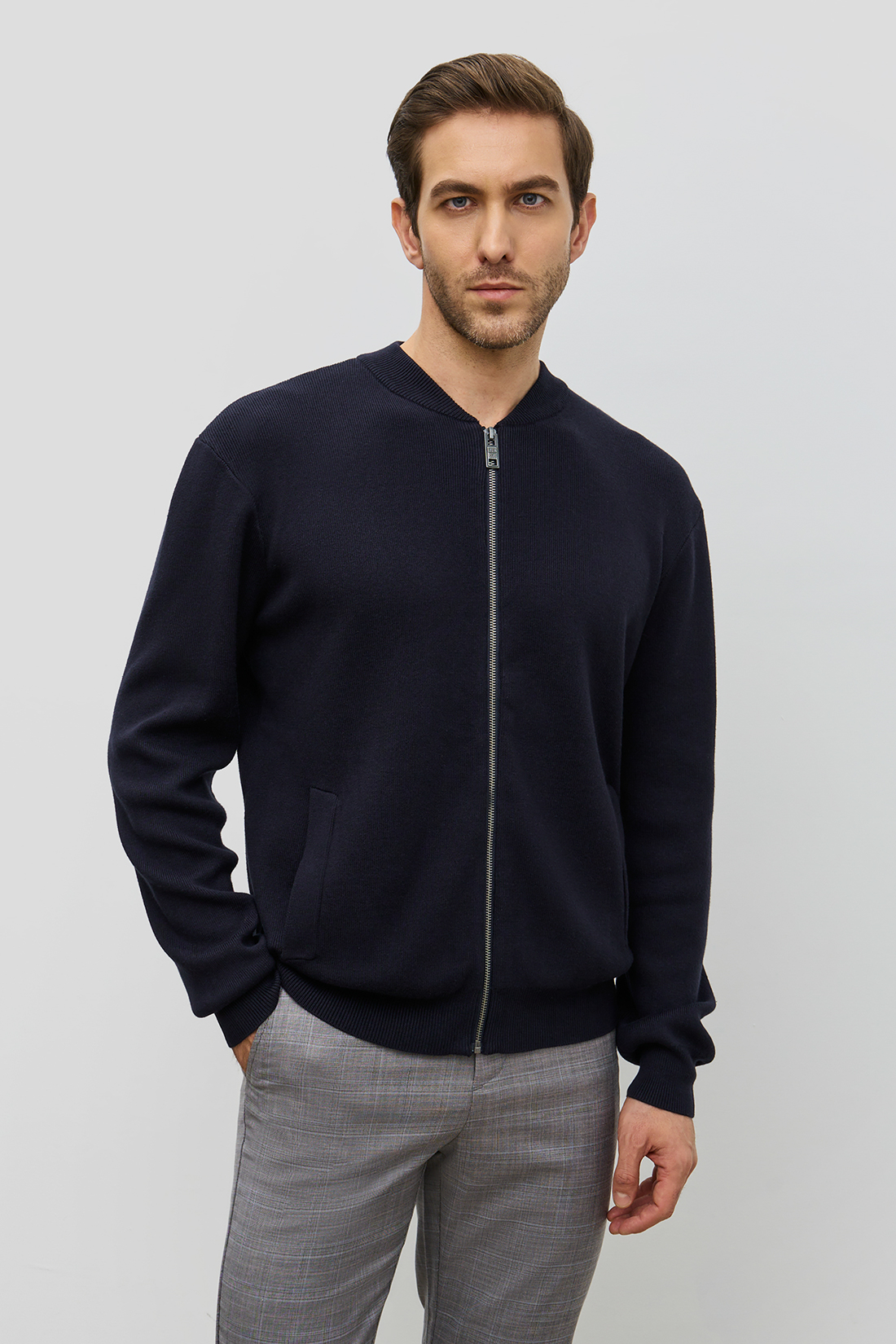 

Кардиган мужской Baon B6423003 синий 2XL, B6423003