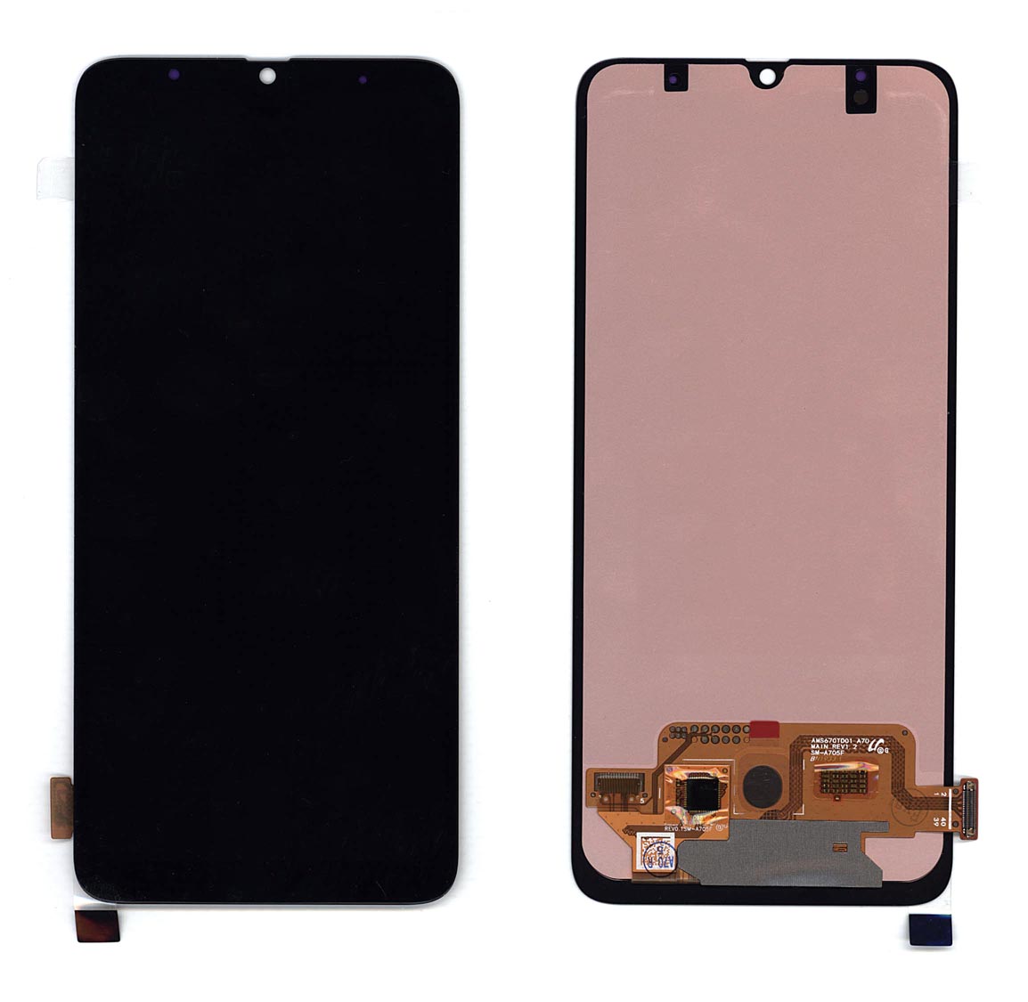 Дисплей с тачскрином для Samsung Galaxy A70 SM-A705F (OLED) черный