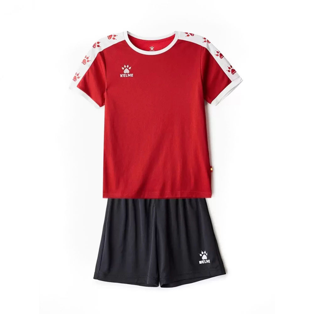 

Форма футбольная подростковая KELME 3883033-610-160, рост 160, Красный;черный
