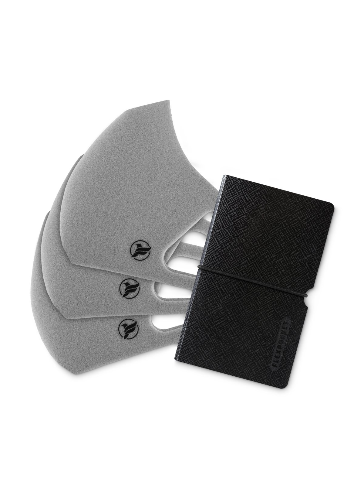 

Многоразовая маска унисекс Flexpocket Aero Silver Mask, Серый, FMS