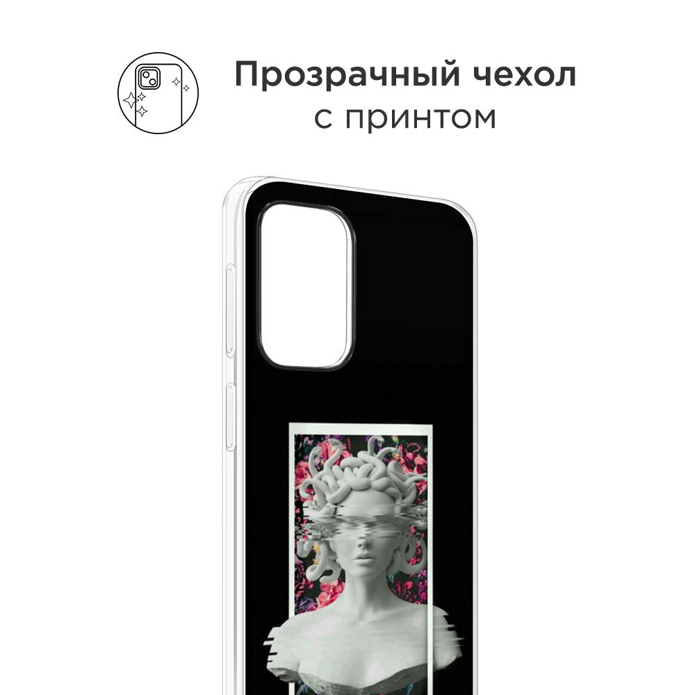 

Чехол на Oppo Find N3 Flip "Web Punk Медуза Горгона", Черный;серый, 2517250-1