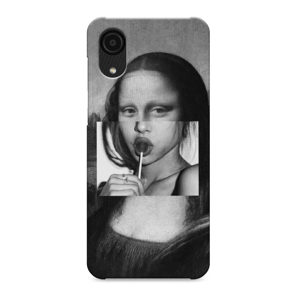 

Пластиковый чехол "Mona Lisa sucking lollipop" на Samsung Galaxy A03 Core, 2104720-7